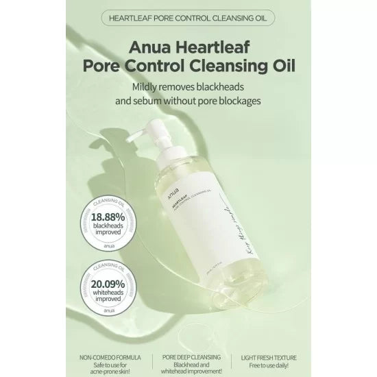 Anua Heartleaf Pore Control Cleansing Oil