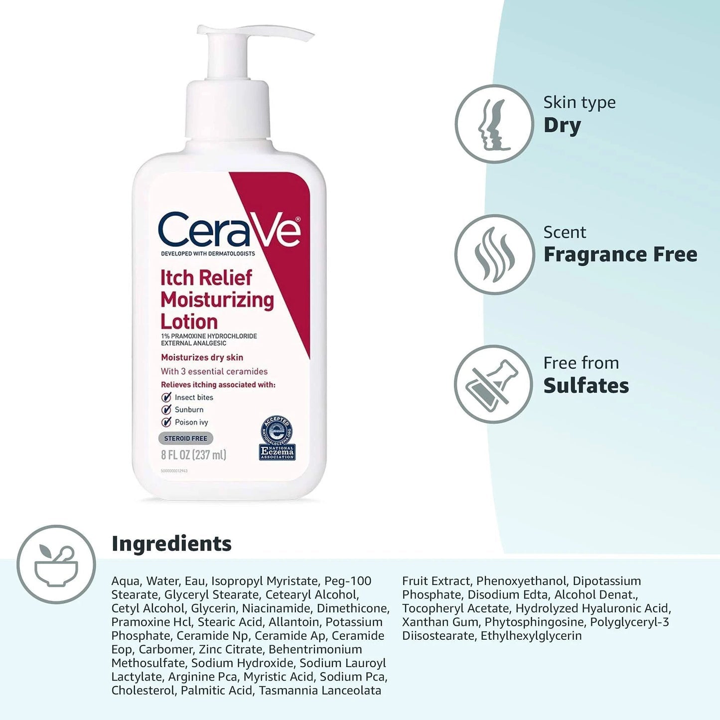 CeraVe Itch Relief Lotion