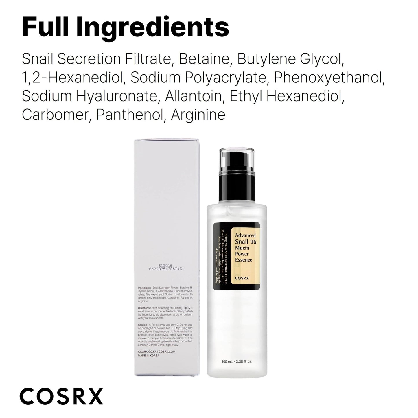 Cosrx Advanced Snail 96 Mucin Power Essence